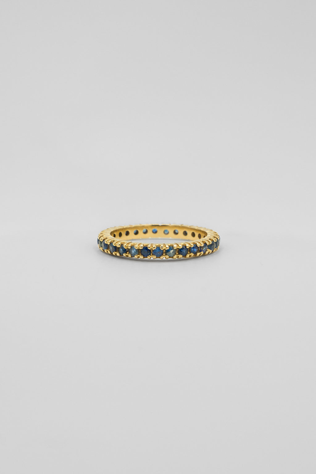 Blue Sapphire Eternity Ring