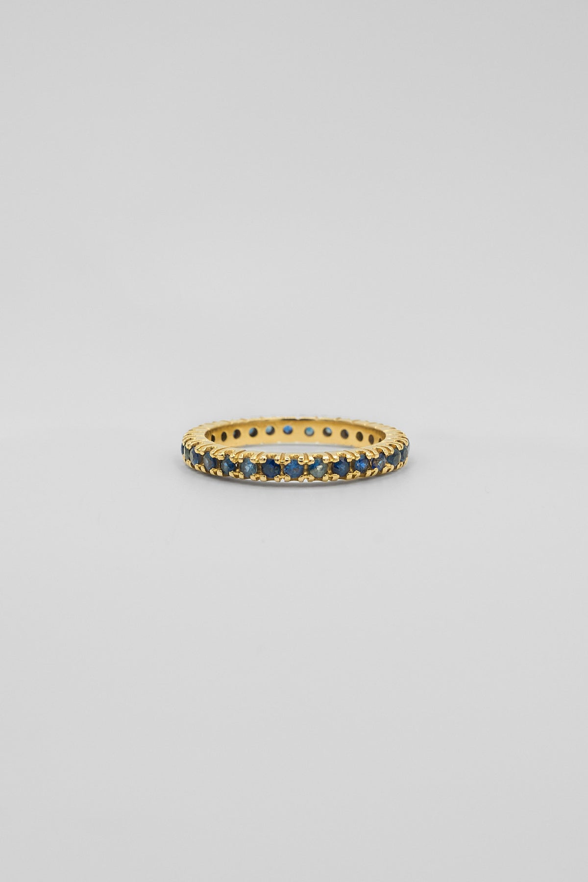 Blue Sapphire Eternity Ring