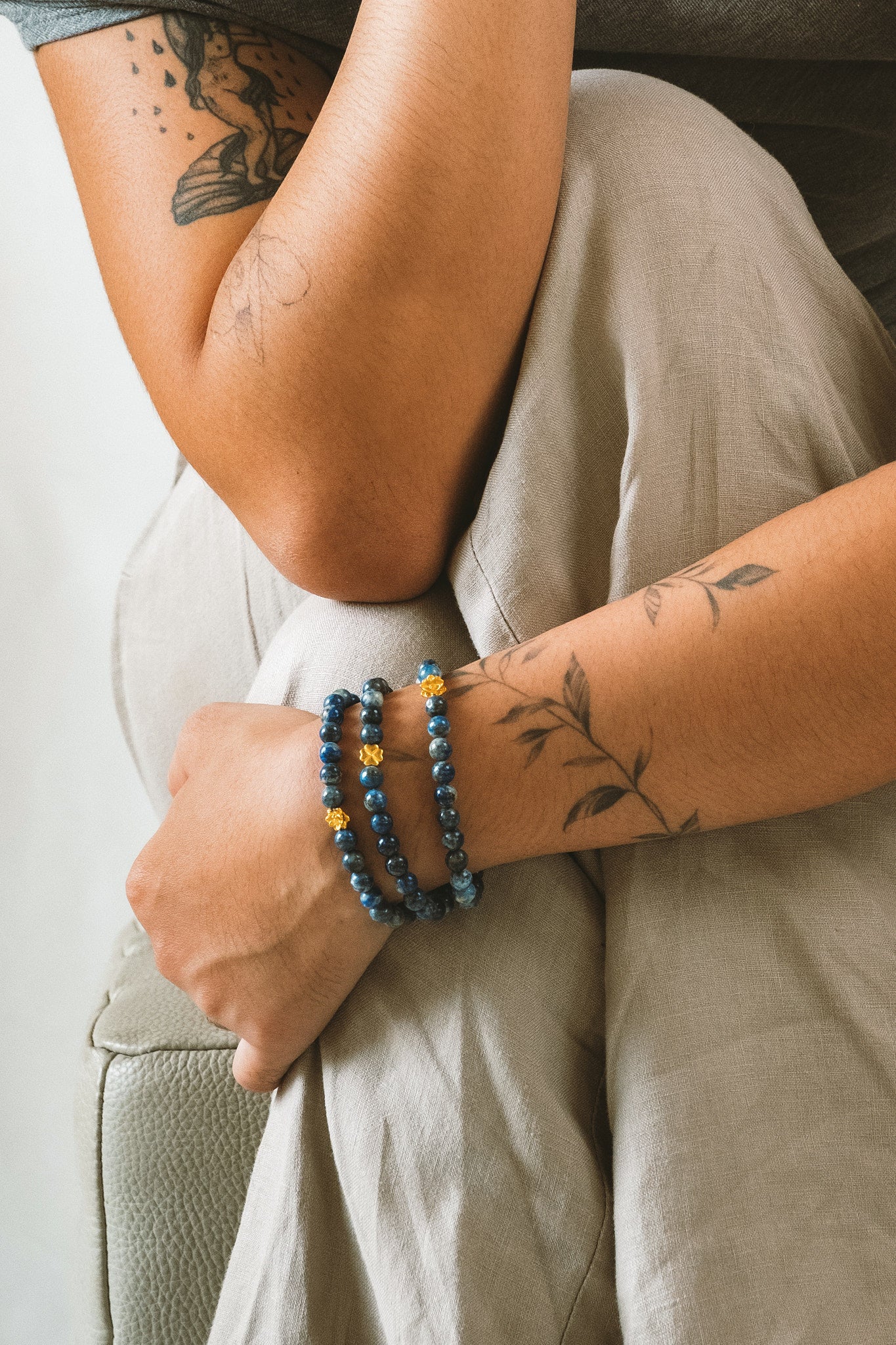 Lucky Lotus Bead Bracelet