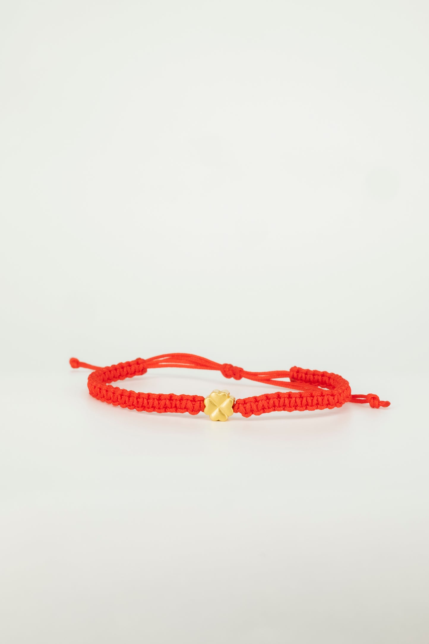 Lucky Clover Protection Cord Bracelet