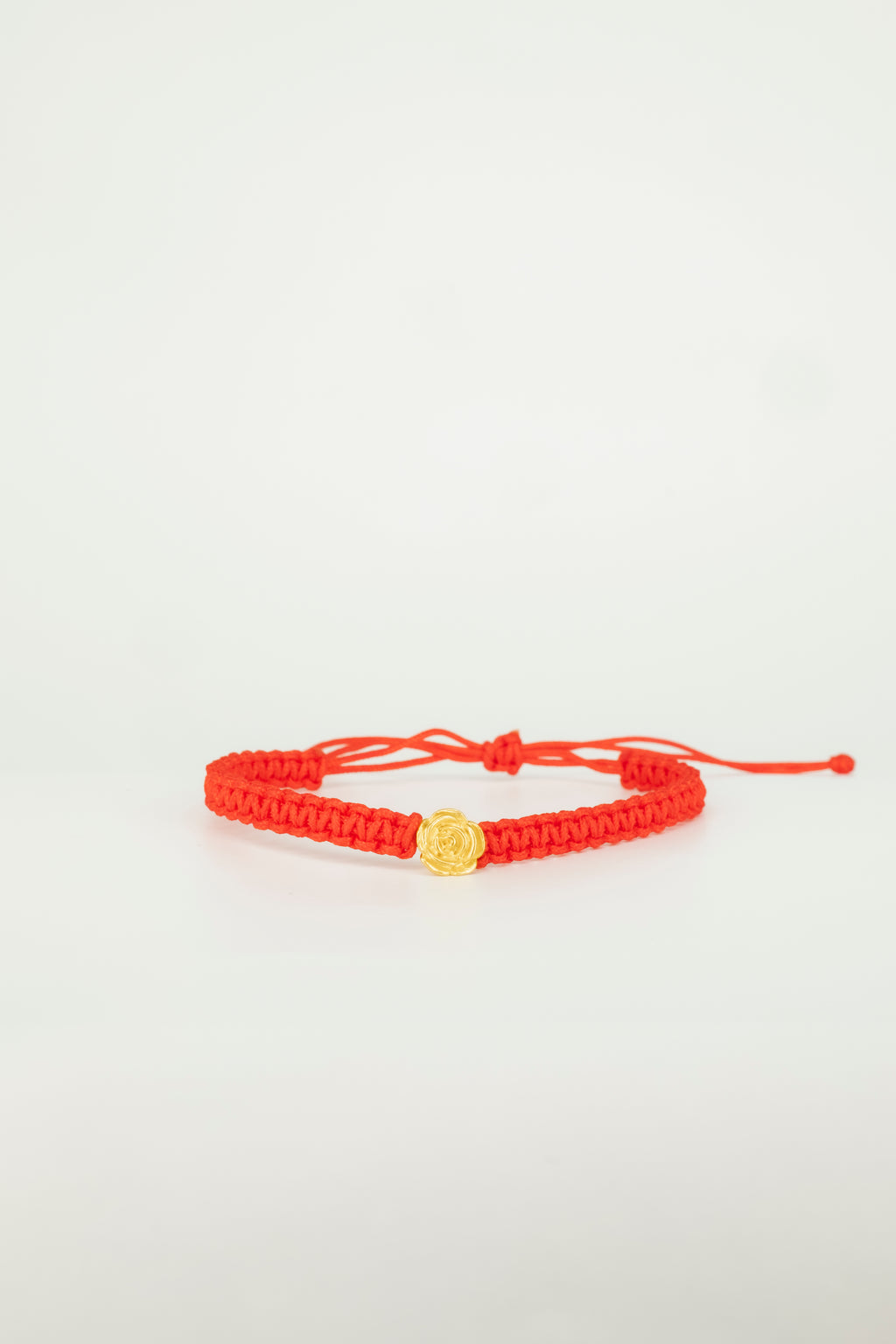 Lucky Rose Protection Cord Bracelet