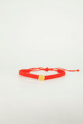 Lucky Rose Protection Cord Bracelet
