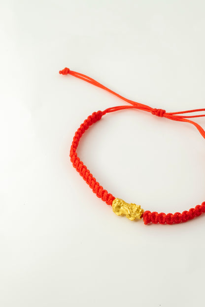 Lucky Pi Yao Protection Cord Bracelet