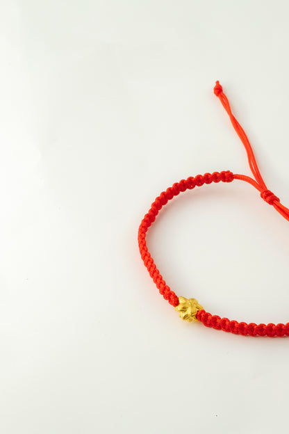 Lucky Lotus Protection Cord Bracelet