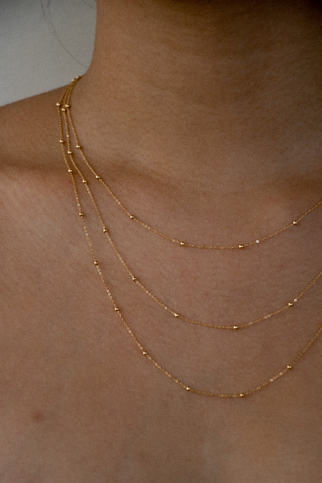 Mini Ball Chain (Yellow Gold)