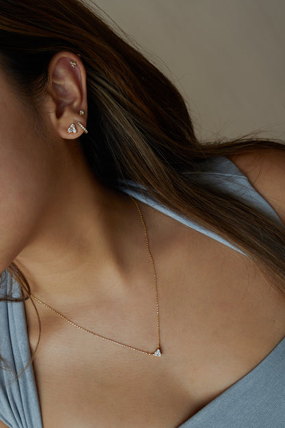 Tri-Diamond Necklace