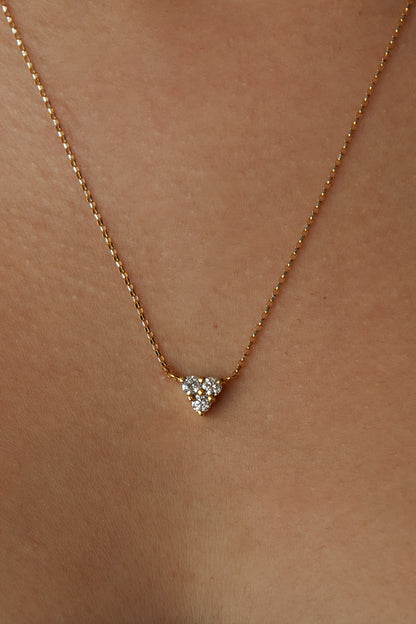Tri-Diamond Necklace