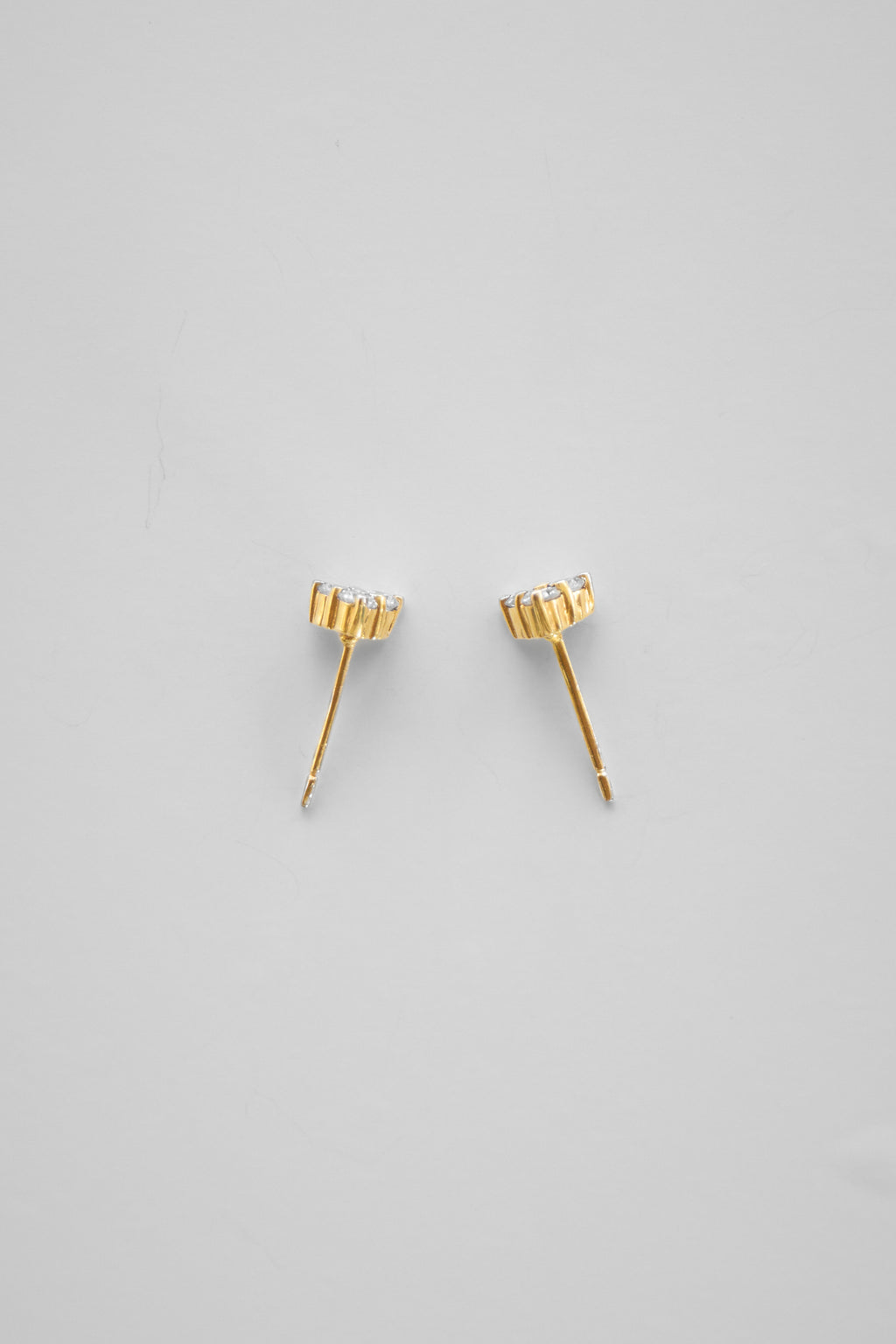 Tri-Diamond Earrings