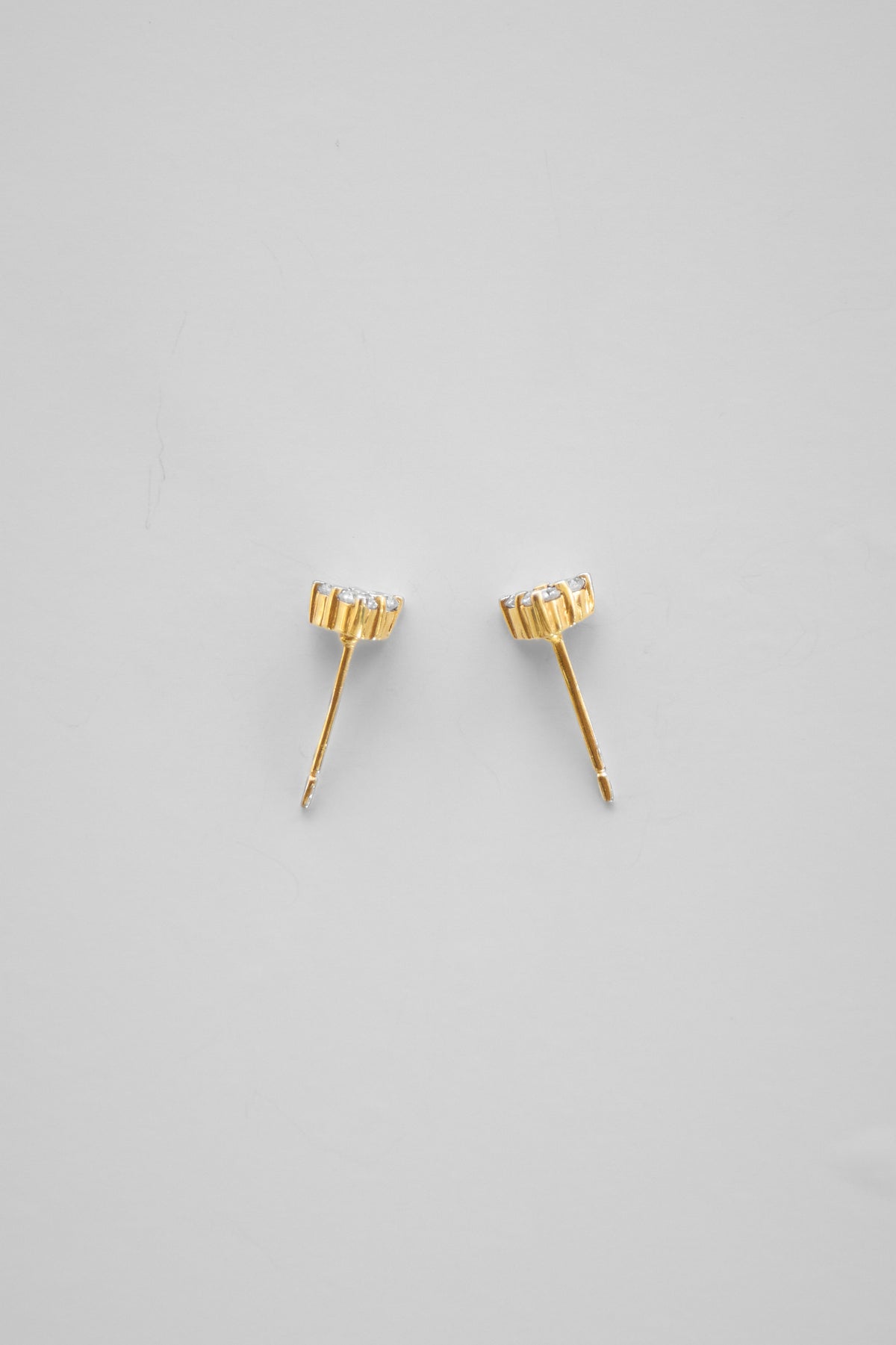 Tri-Diamond Earrings