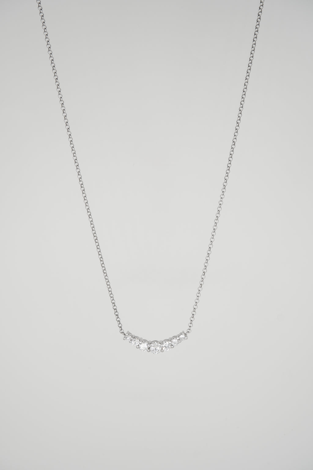 Tapered Diamond Necklace