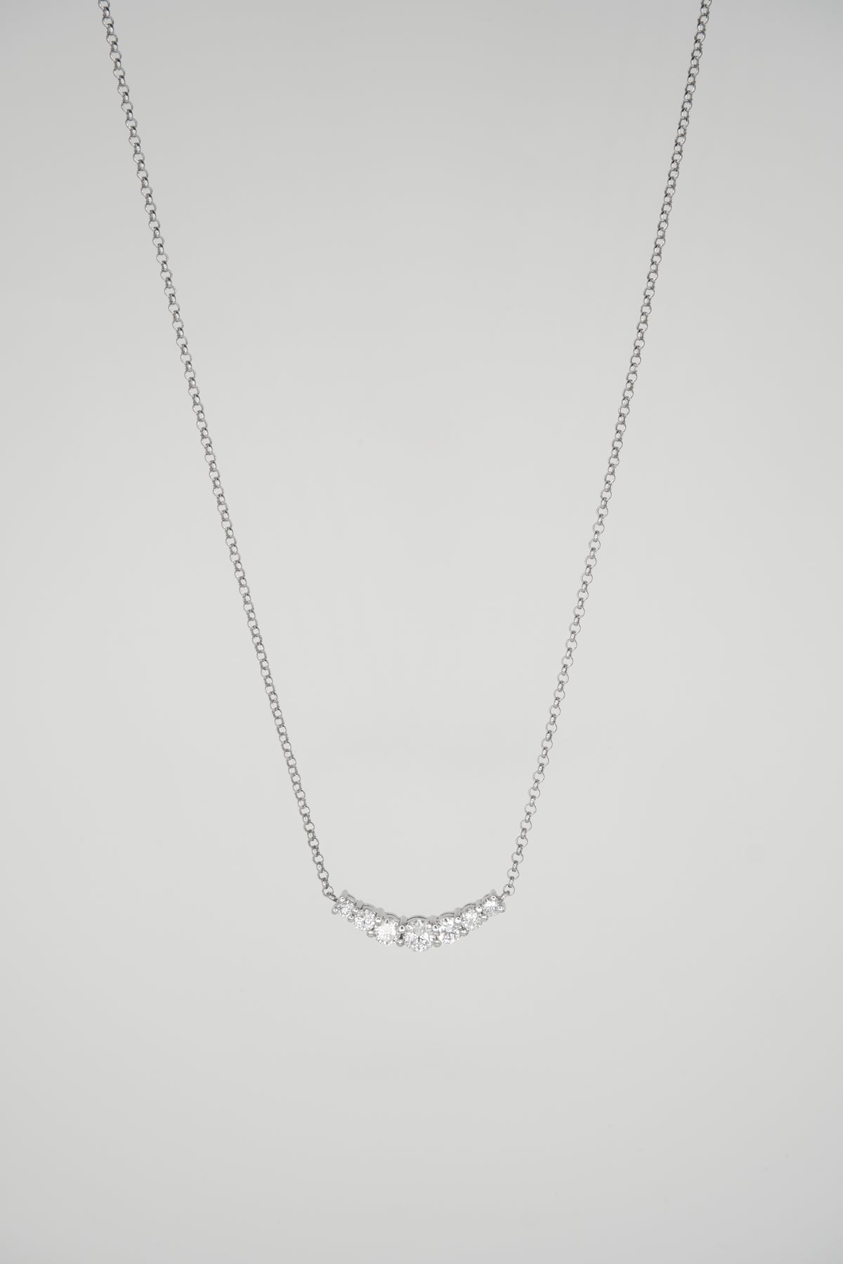 Tapered Diamond Necklace