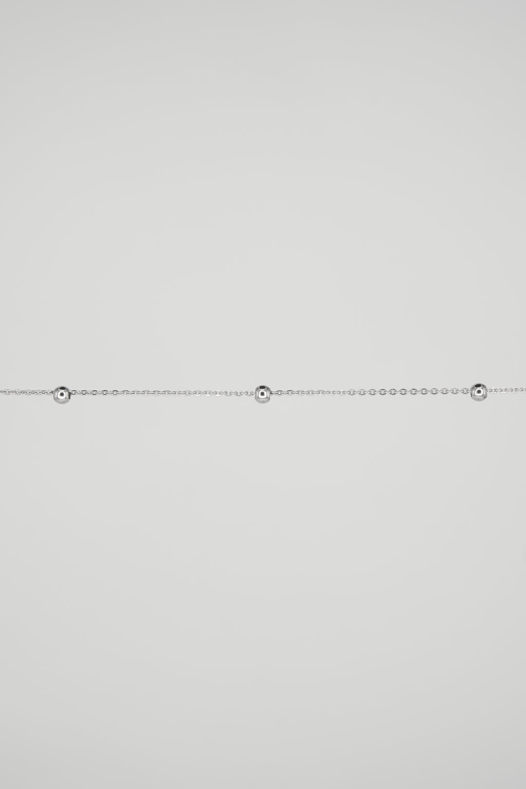 Mini Ball Chain (White Gold)