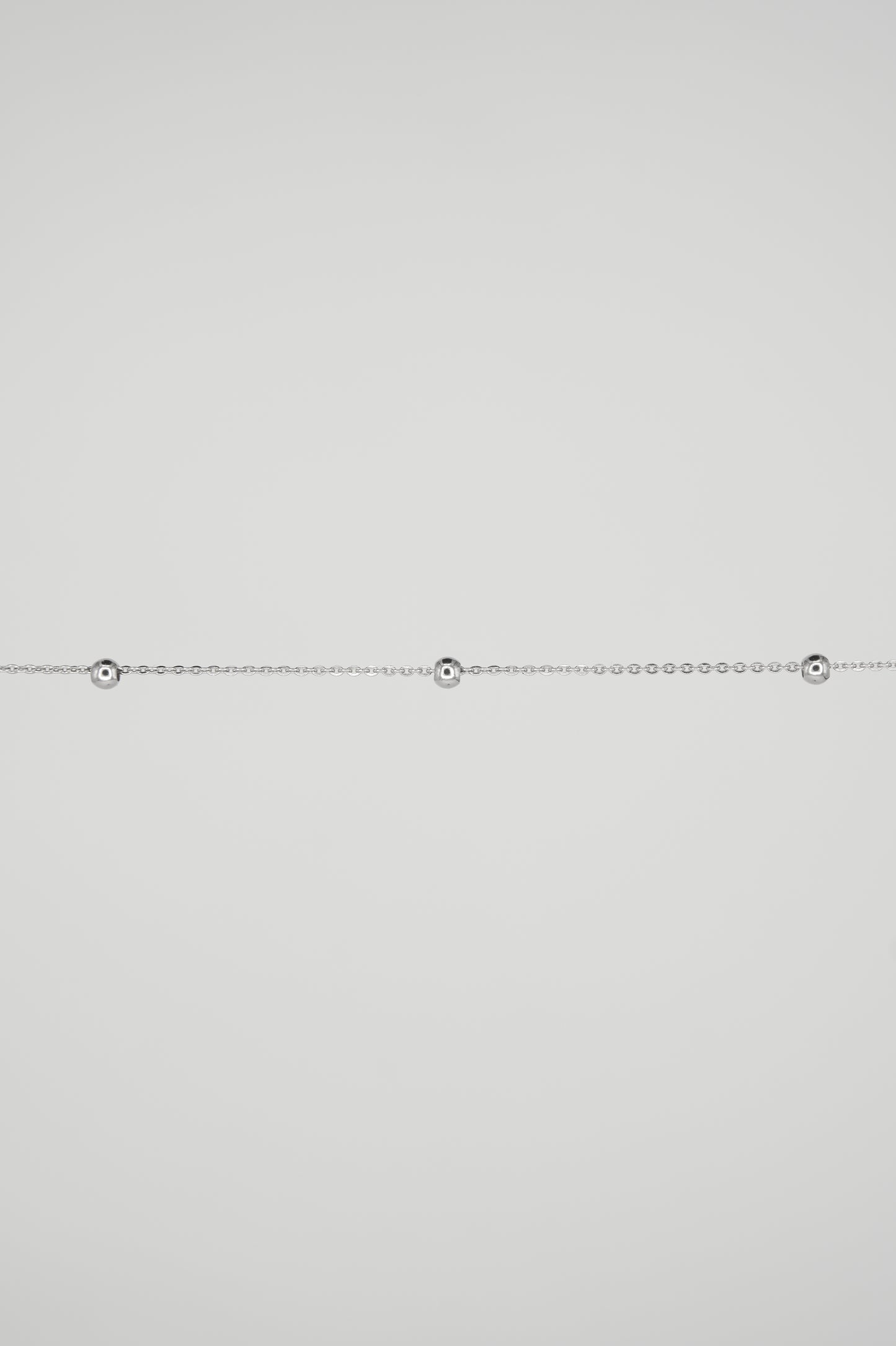 Mini Ball Chain (White Gold)
