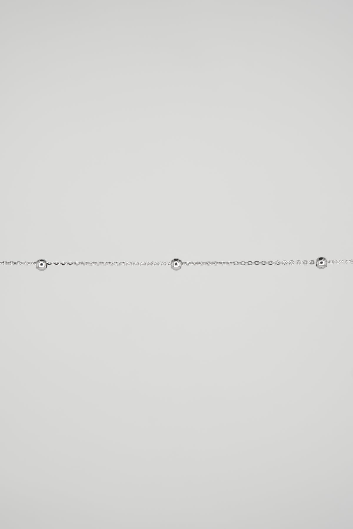Mini Ball Chain (White Gold)