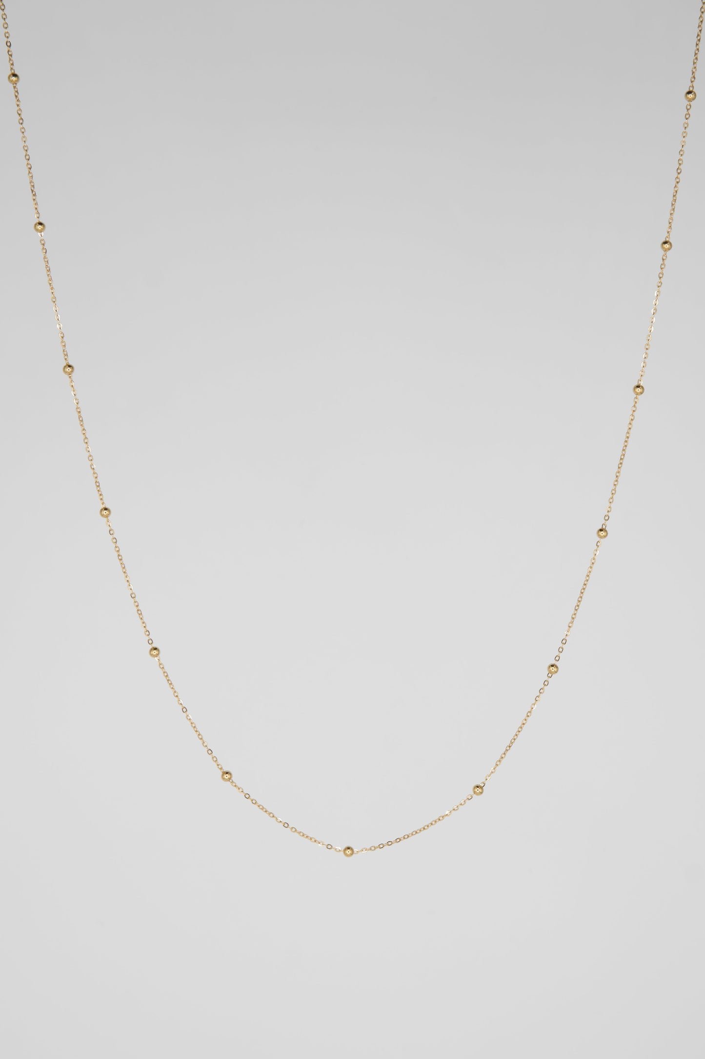 Mini Ball Chain (Yellow Gold)