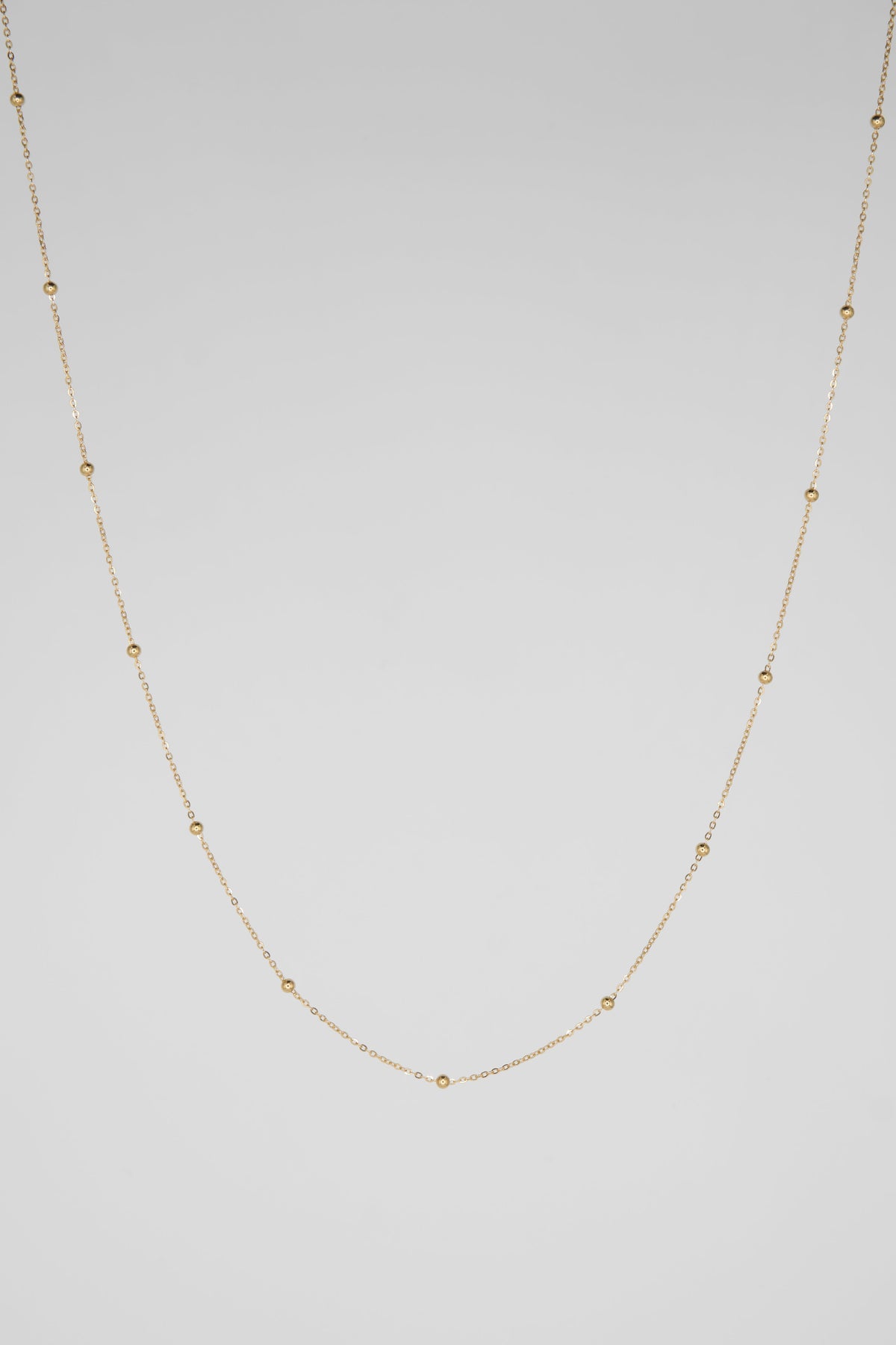 Mini Ball Chain (Yellow Gold)