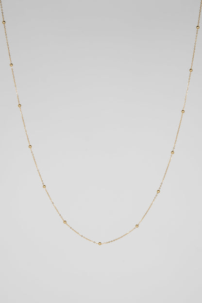 Mini Ball Chain (Yellow Gold)