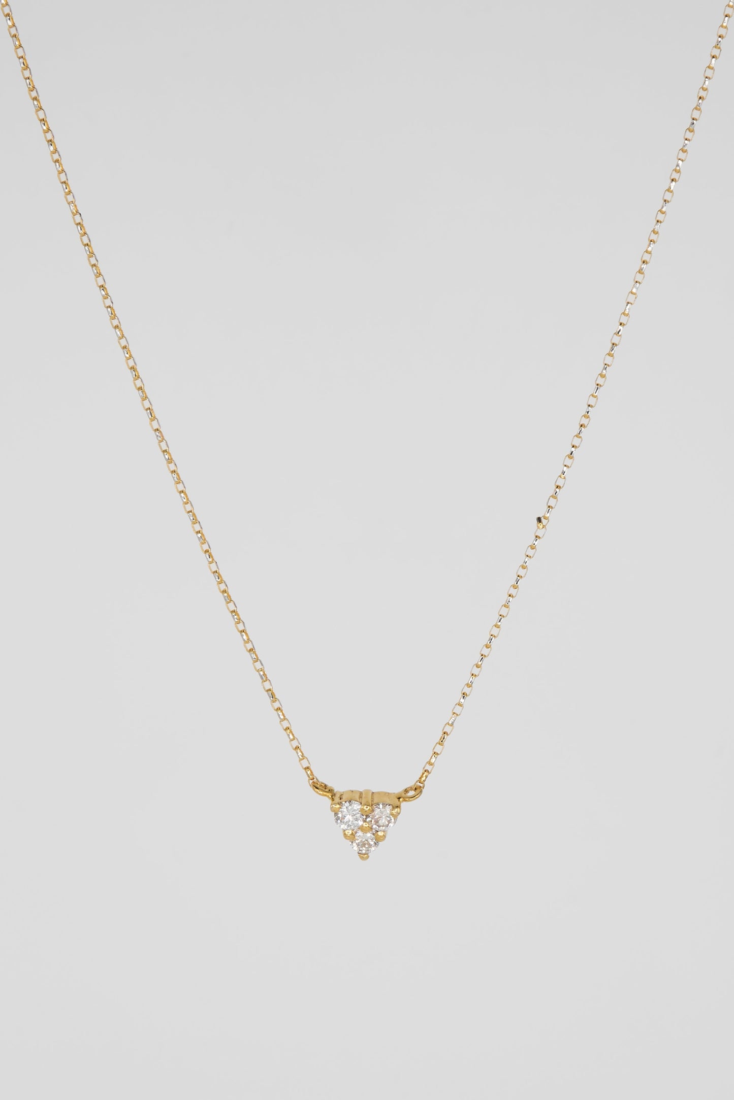 Tri-Diamond Necklace