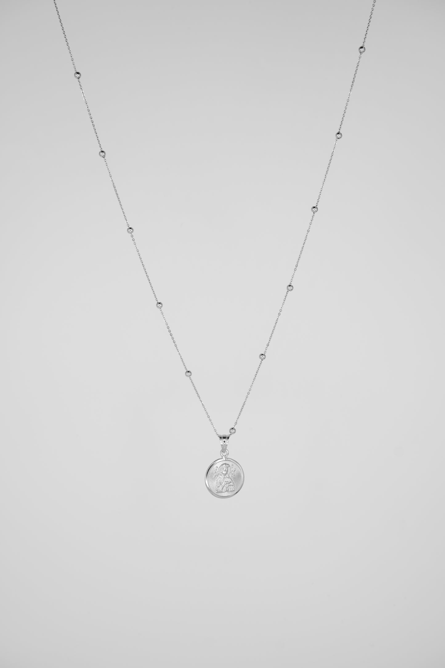 Mini Ball Chain (White Gold)