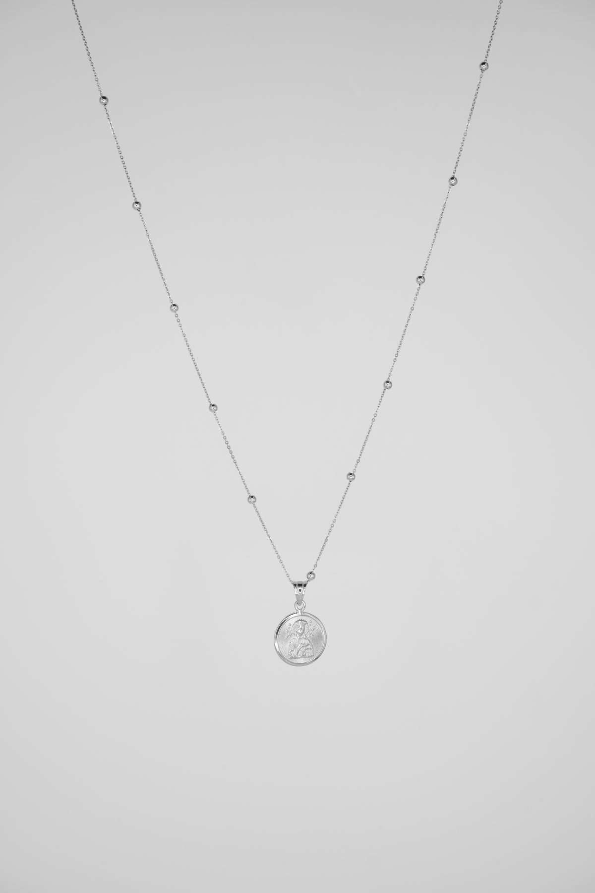 Mini Ball Chain (White Gold)