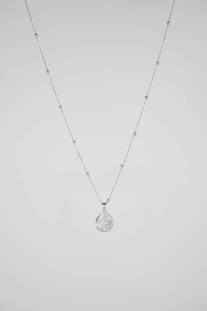 Mini Ball Chain (White Gold)